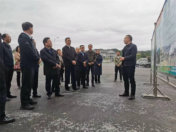自貢市人大常委會(huì)副主任、民建自貢市委主委王孝謙一行考察四川供銷西南冷鏈物流基地