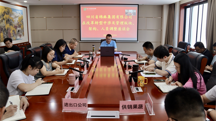 集團(tuán)公司召開(kāi)在改革轉(zhuǎn)型中涉及管理板塊、架構(gòu)、人員調(diào)整座談會(huì)