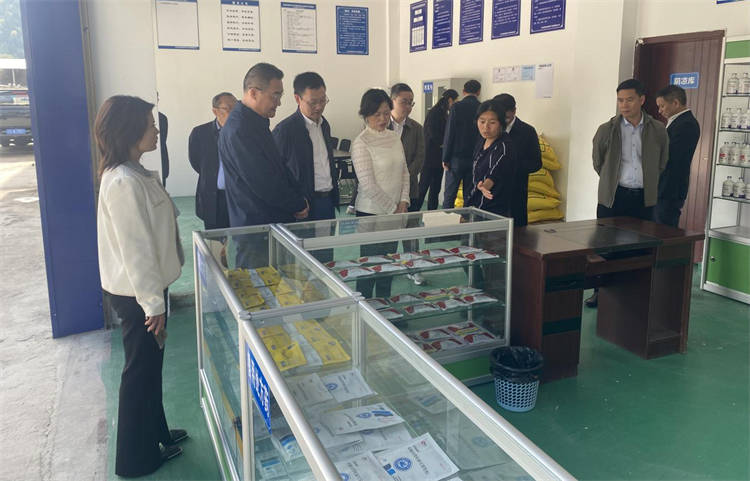 四川省供銷社黨組成員、理事會(huì)副主任、一級巡視員楊武秀帶隊(duì)到萬源調(diào)研集團(tuán)舊院黑雞產(chǎn)業(yè)發(fā)展工作